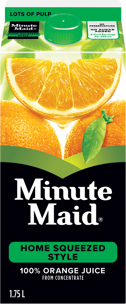 Minute Maid Home Squeezed Style Orange Juice 1.75 L carton