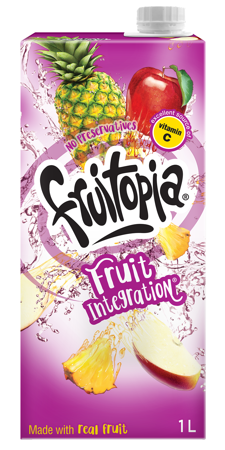 Frutopia Fruit Integration packaging