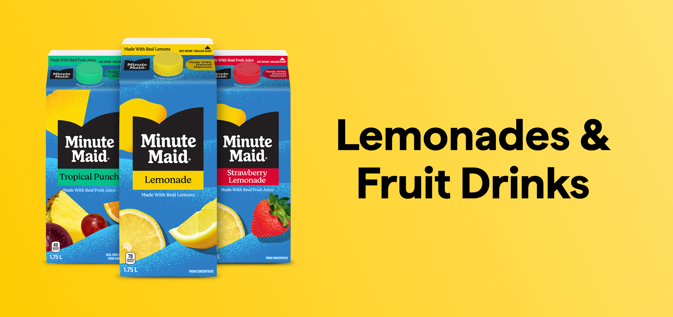 minute maid lemonades & fruit drinks