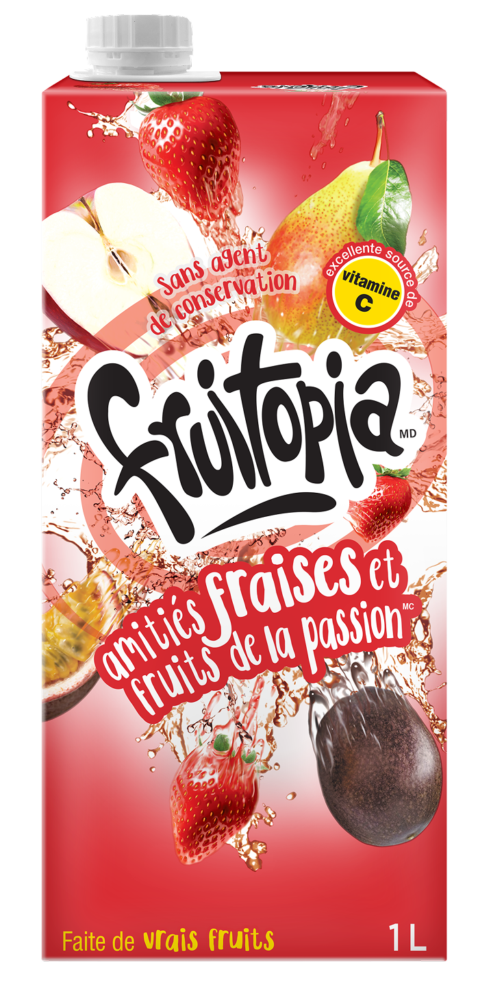 amitiés fraises et fruits de la passion