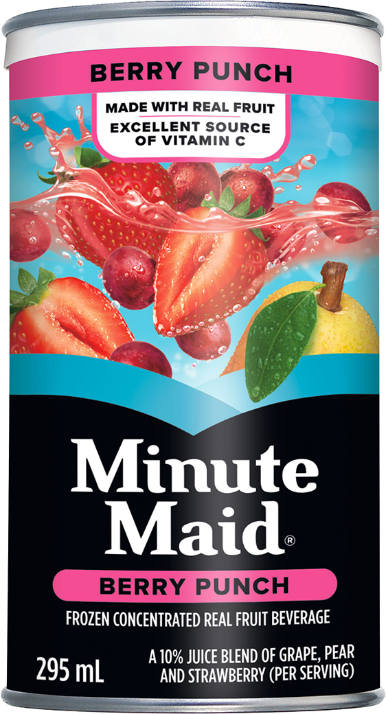 Minute Maid Berry Punch 295 mL frozen can