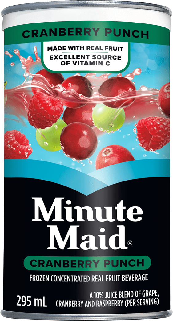 Minute Maid Cranberry Punch 295 mL frozen can
