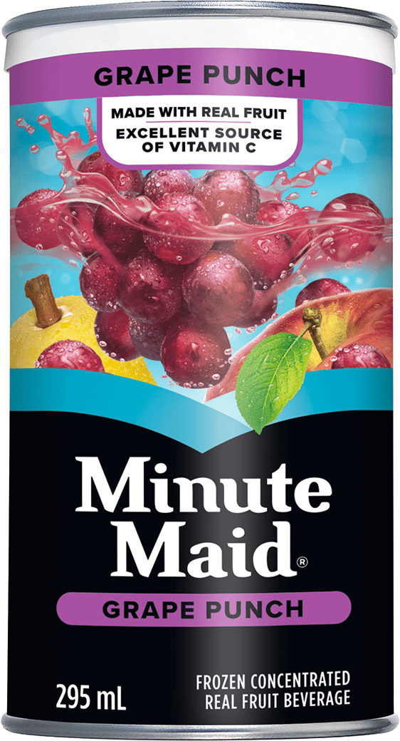 Minute Maid Grape Punch 295 mL frozen can