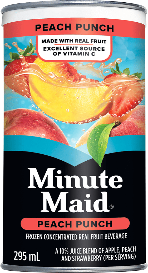 Minute Maid Peach Punch 295 mL frozen can