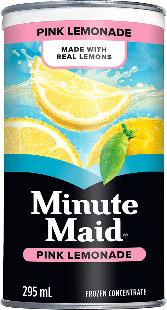 Minute Maid Pink Lemonade 295 mL frozen can
