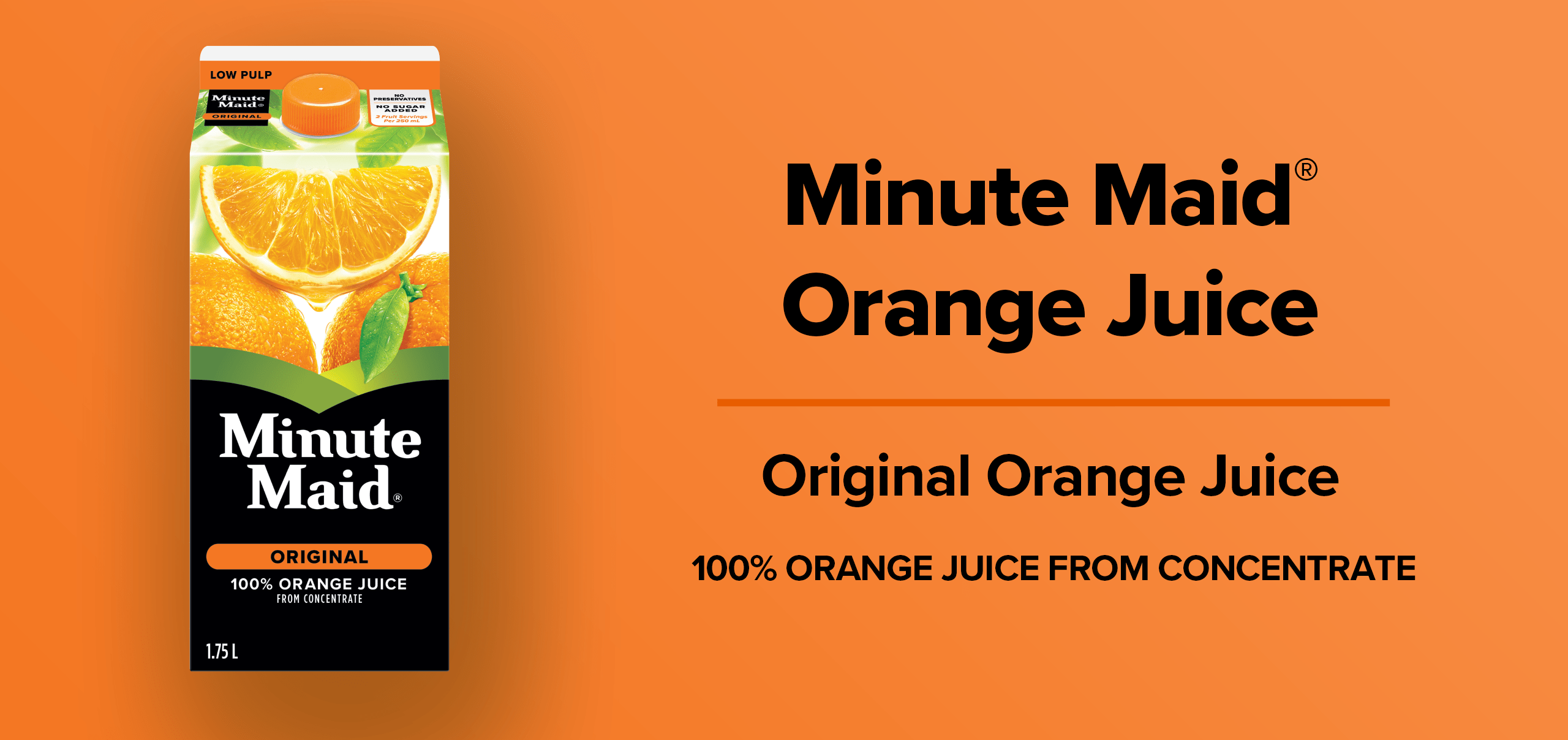 Minute maid orange juice nutrition cheap