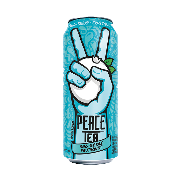 Peace Tea Sno-Berry can