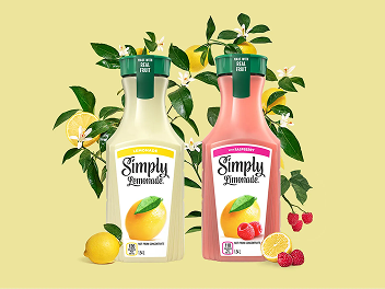 variety of simply lemonade drinks