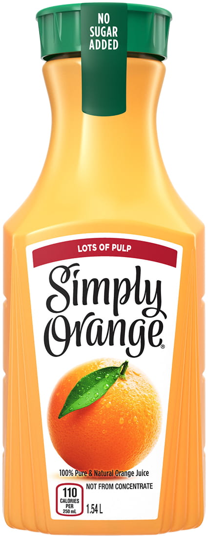 Simply Orange Lots of Pulp 1.54 L bottle