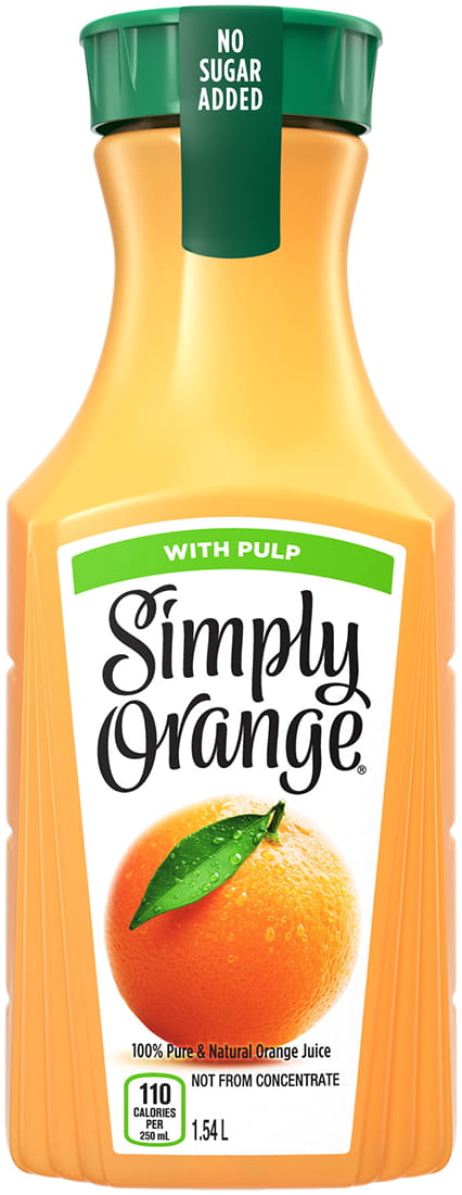 Simply Orange with Pulp 1.54 L bottle