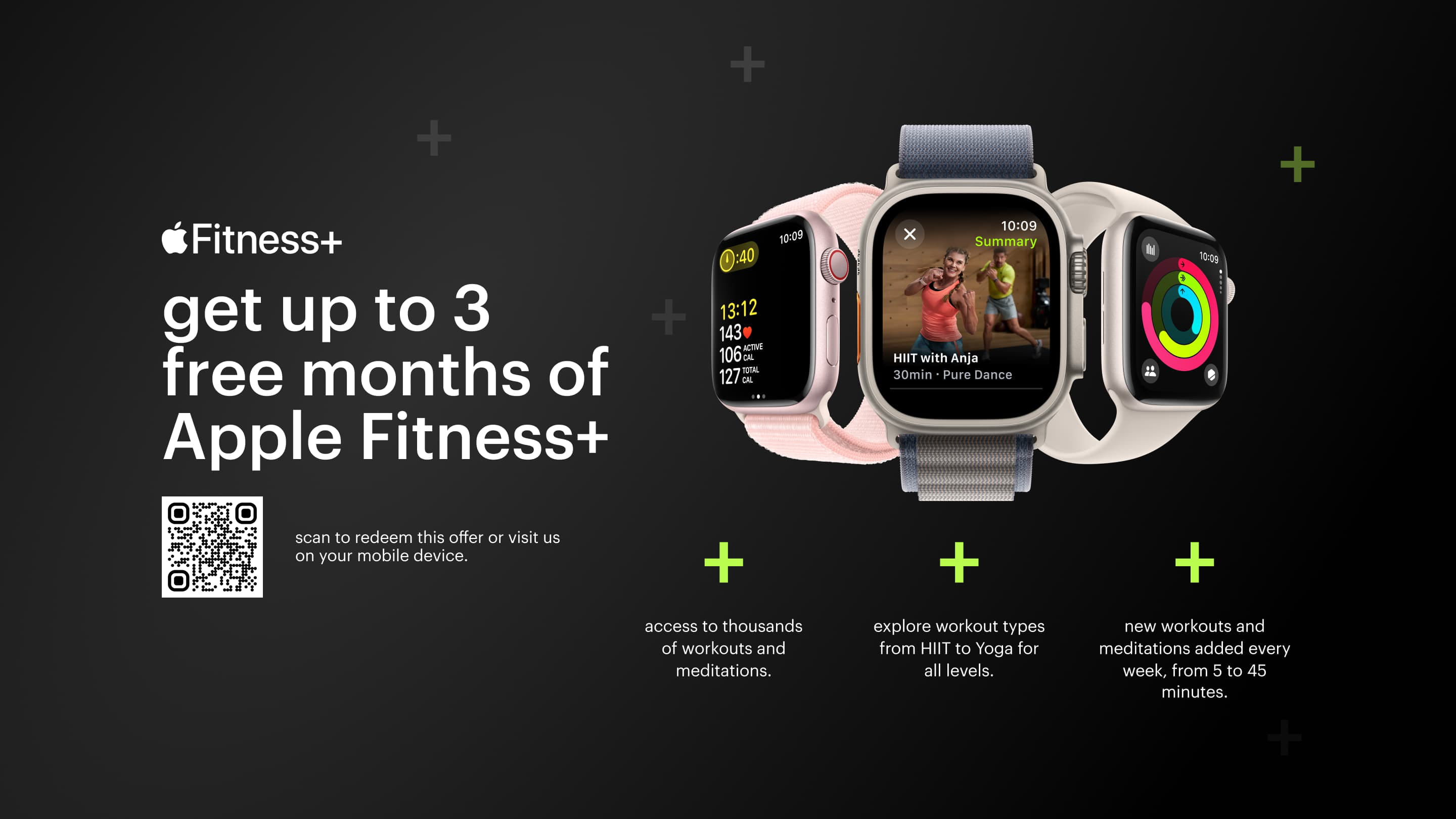 Apple sales fitness+ equipment