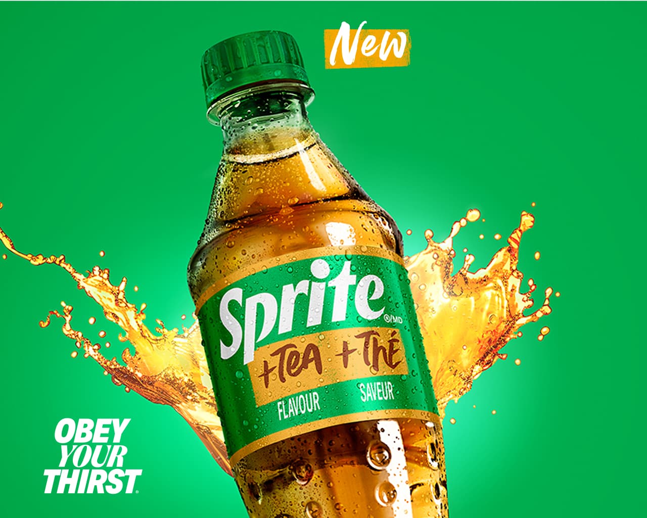 Sprite + Tea. Obey your thirst.