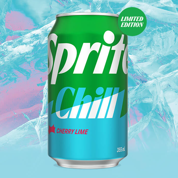 Limited Edition Sprite Chill Cherry Lime. Obey Your Thirst.