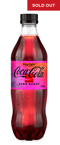 Coca-Cola Starlight Zero Sugar - 500 mL Bottle (Soldout)
