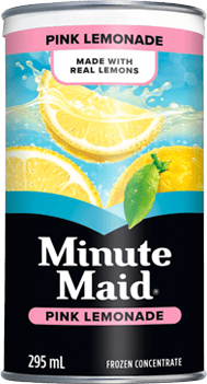 Minute Maid Pink Lemonade can