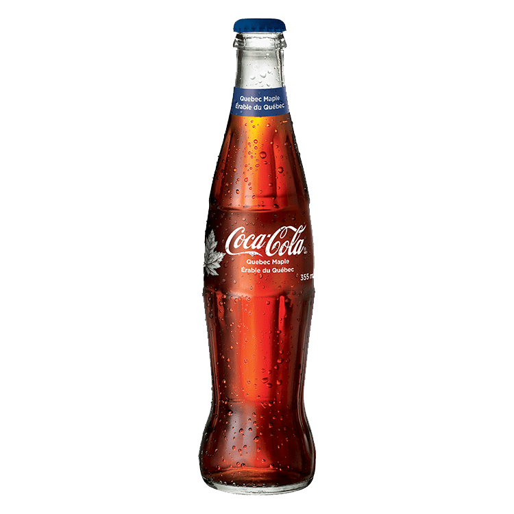 Coca-Cola Quebec Maple Glass Bottle, 355 mL