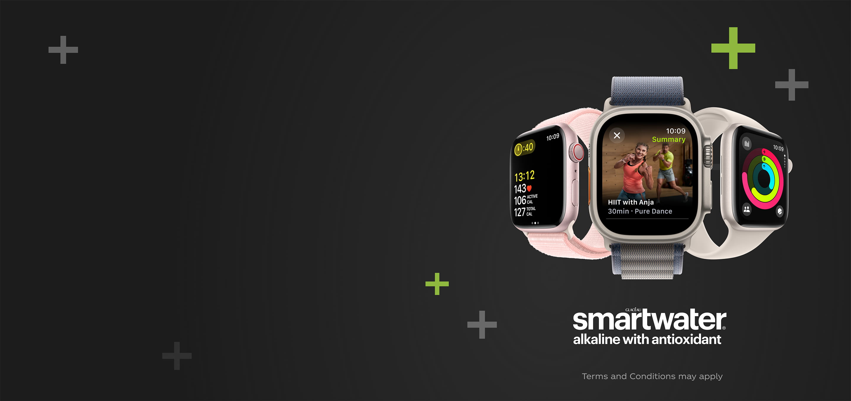 smartwater Apple Fitness+ offer