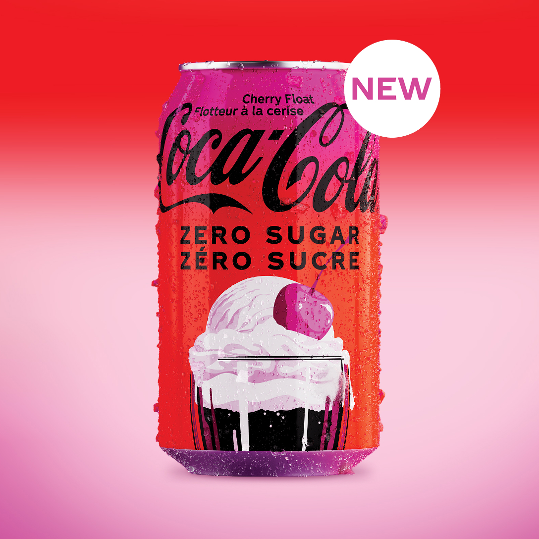 Coca-Cola zero sugar cherry float