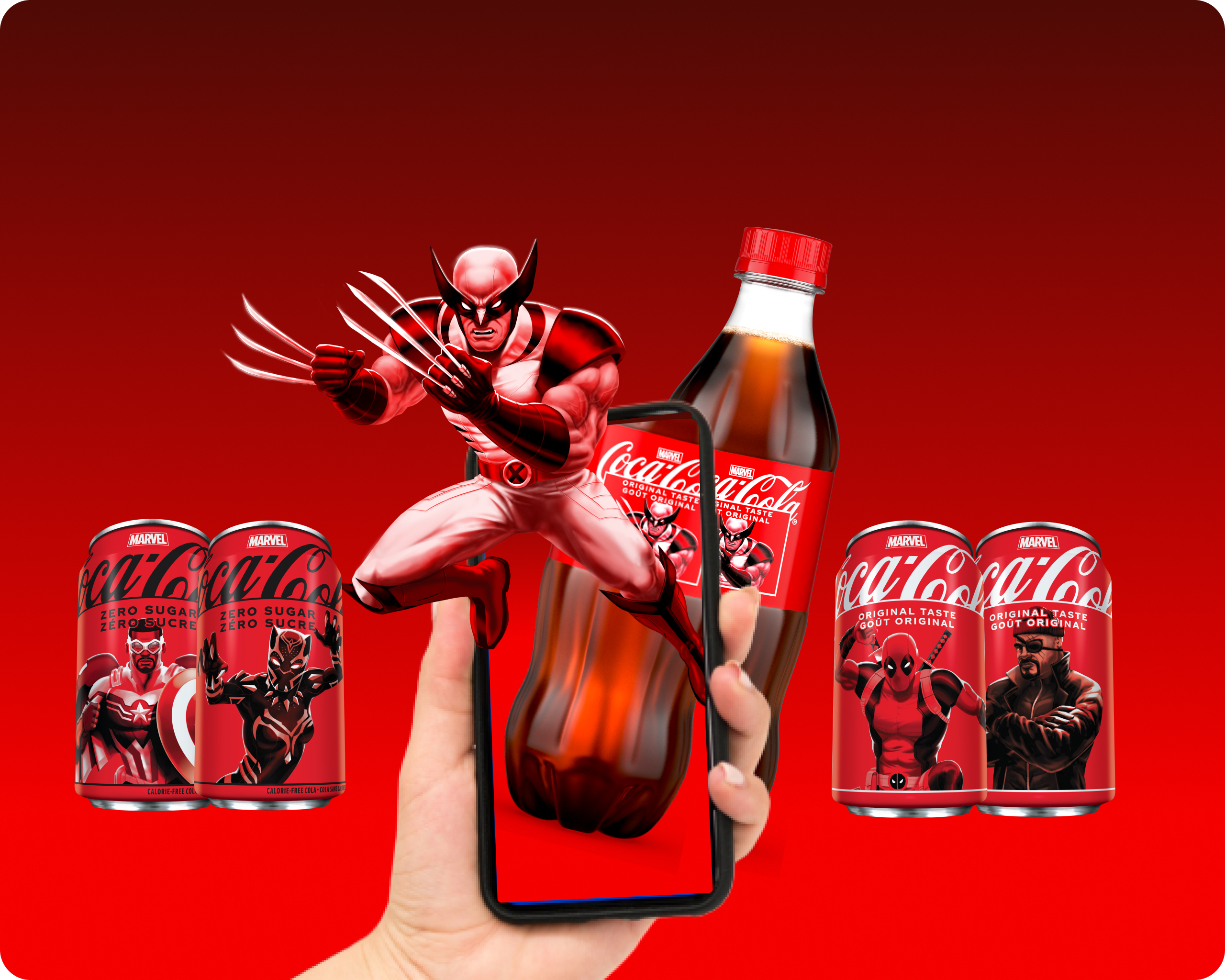 Mobile AR of Wolverine