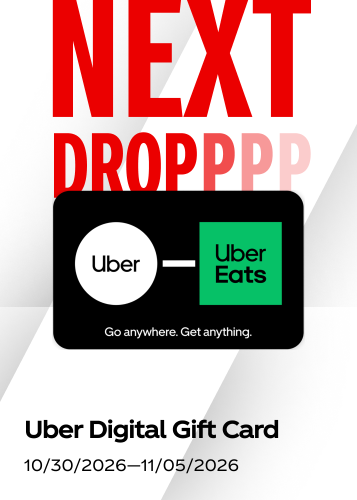 Upcoming Coca-Cola promo drop tile for an Uber digital gift card, available October 30 through November 5.