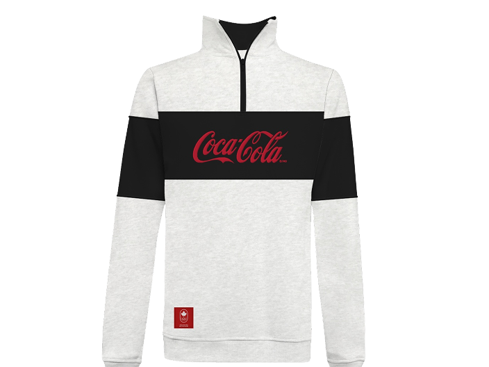 Coca-Cola & Team Canada Mock Neck Sweatshirt
