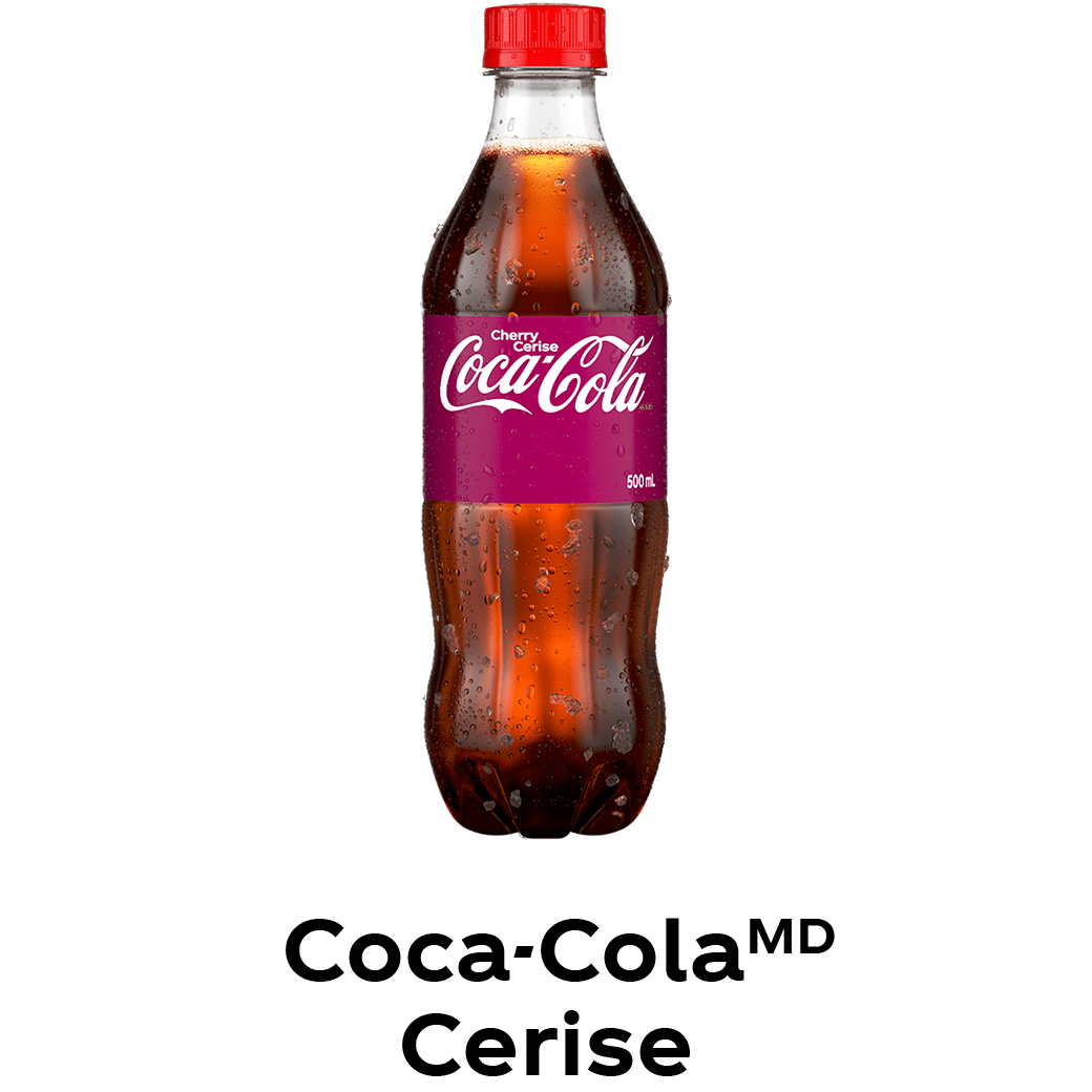 Coca-Cola Cerise, 500 mL bouteille