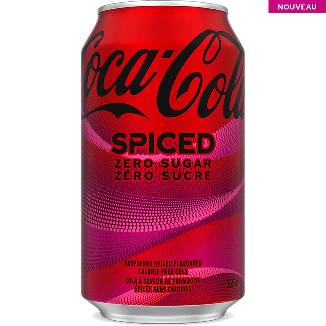 NOUVEAU Coca-Cola Spiced Zéro Sucre 355 mL canette