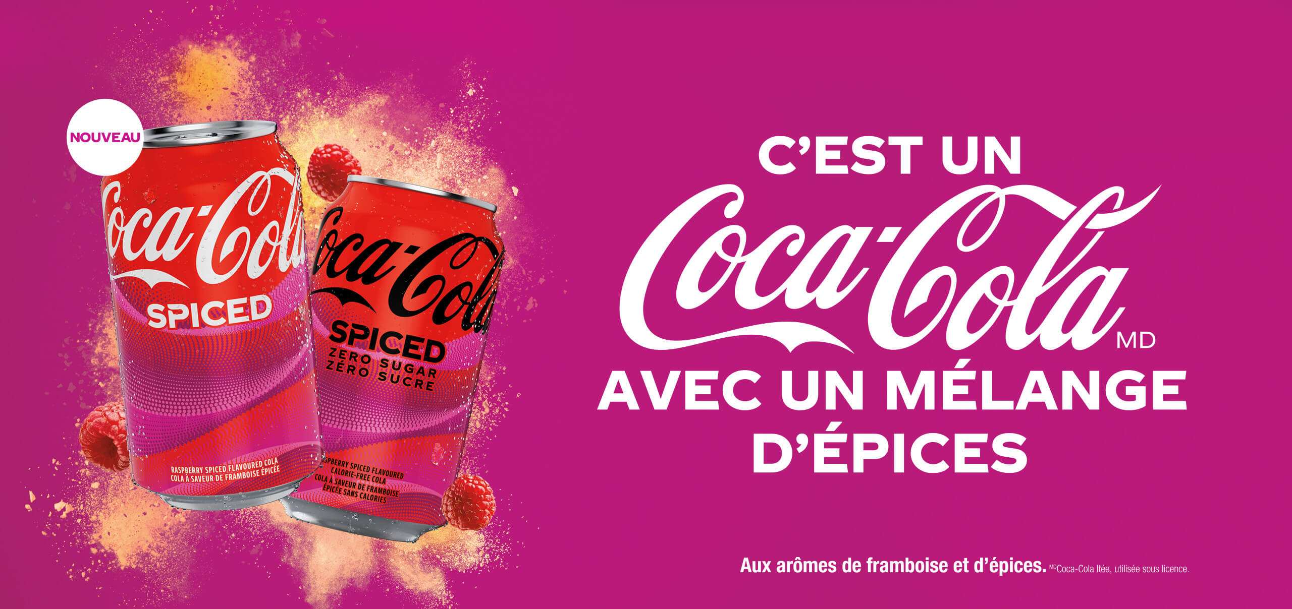 C'est Coca-Cola avec un melange d'espices
