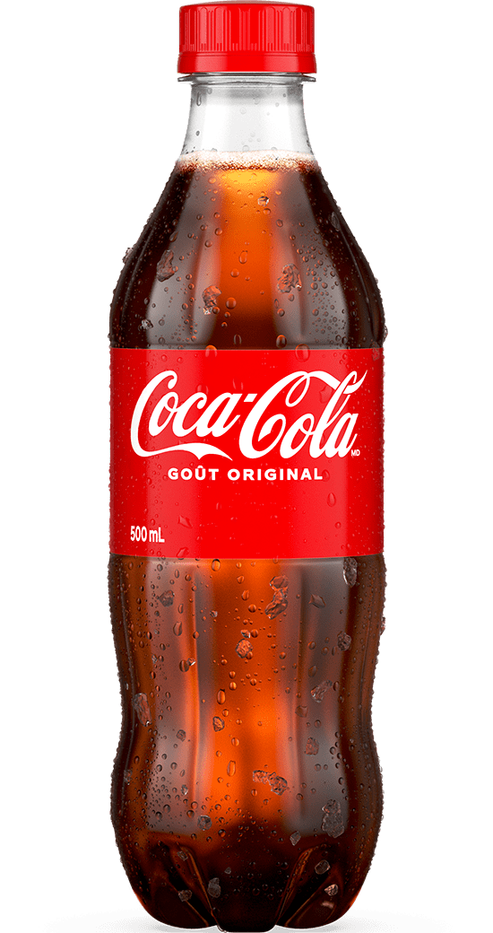 Coca-Cola, card Coca-Cola Gôut Original 500 mL bouteille