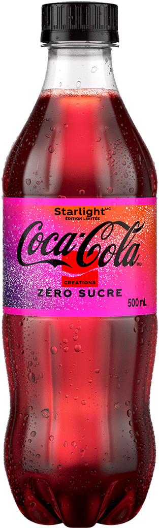 Coca-Cola Créations Zéro Sucre Starlight 500 mL bouteille
