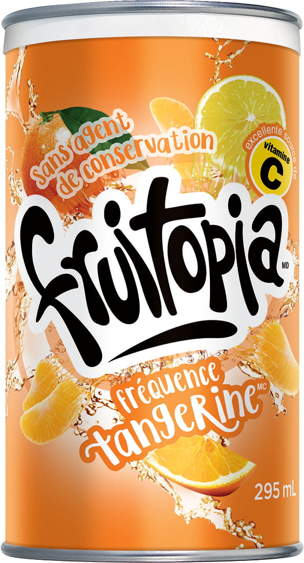 fruitopia Fréquence tangerine 295 mLboîte surgelée 