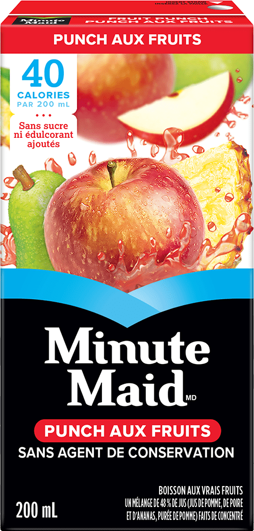 Minute Maid Punch aux Fruits 200 mL boîte à boire
