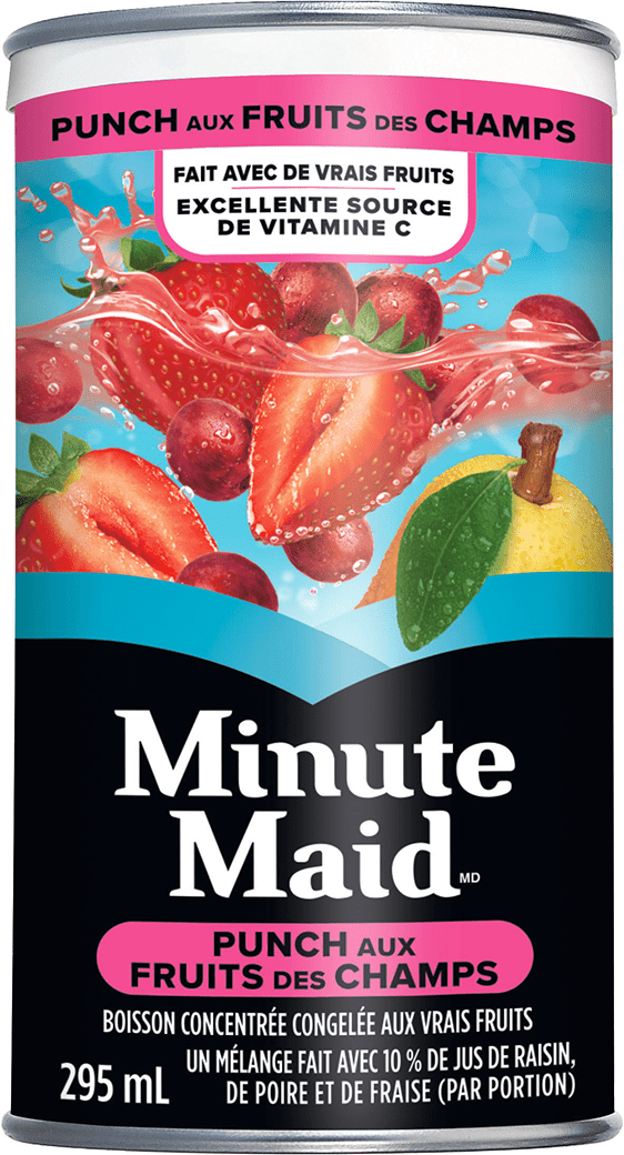Minute Maid Punch aux fruits des champs 295 mL oîte surgelée
