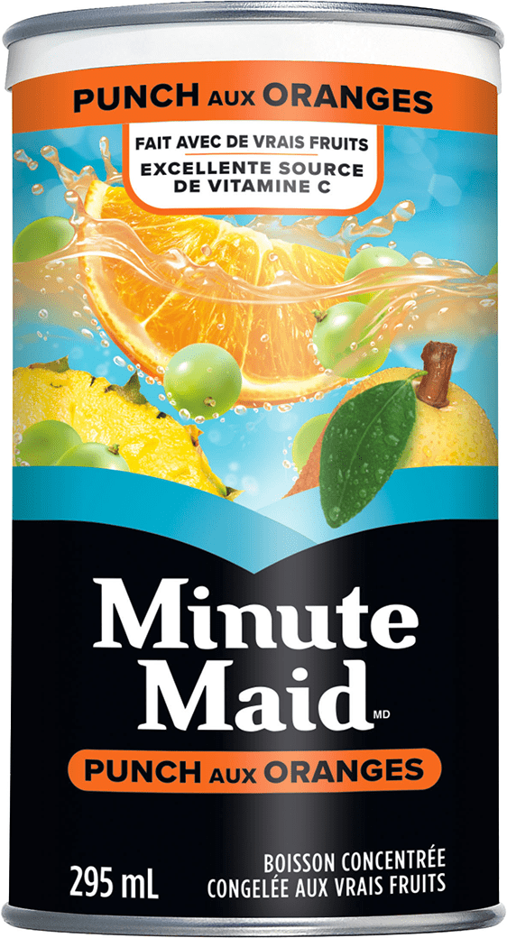 Minute Maid Punch aux oranges 295 mL oîte surgelée
