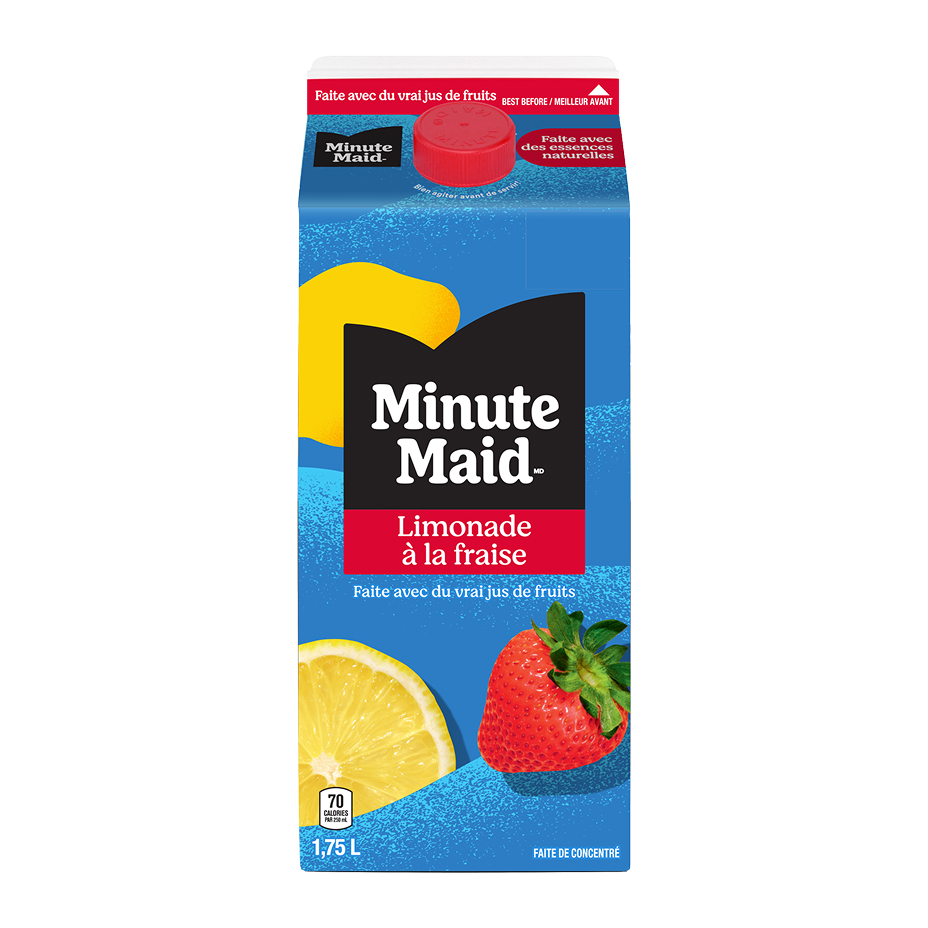 minute made limonade á la fraise
