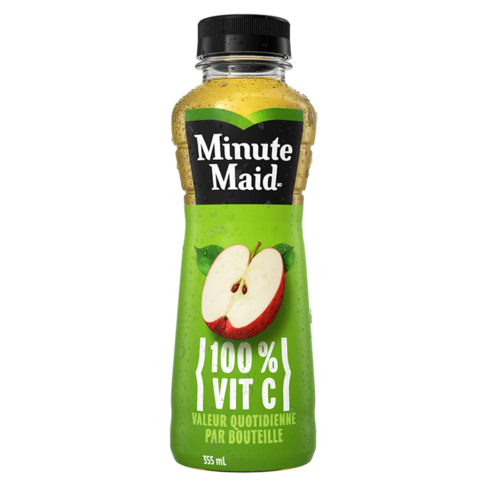 Minute Maid Pomme 355 mL bouteille