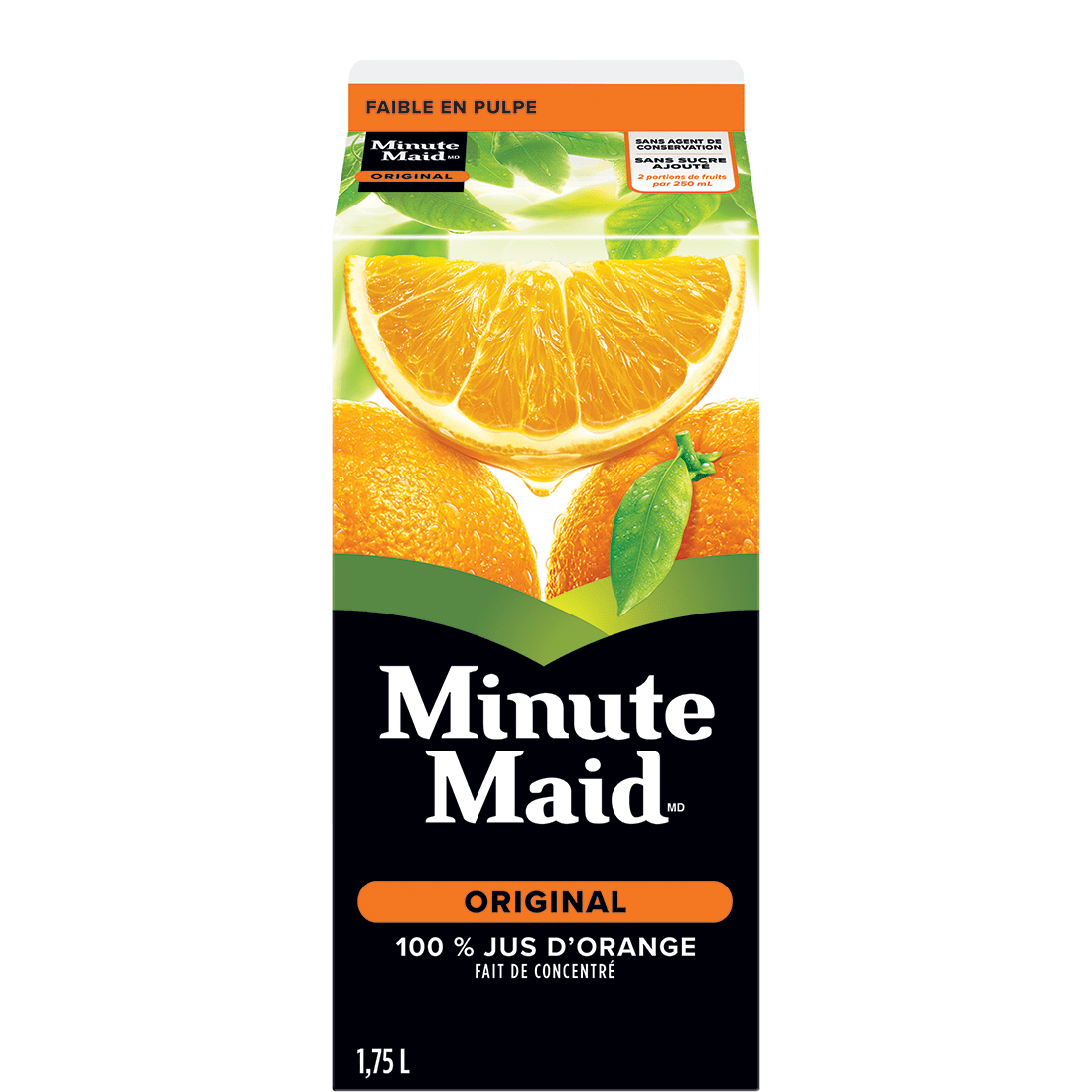 Minute Maid Original 100 % jus d'Orange 1,75 L