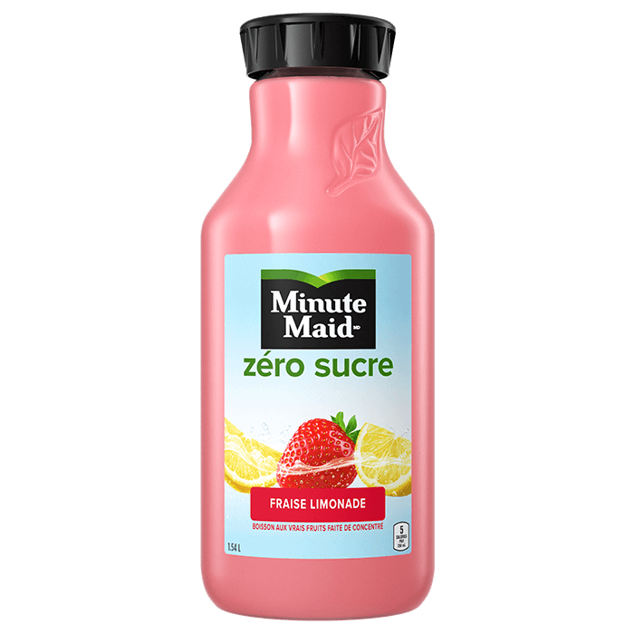 Minute Maid zéro sucre fraise limonade 1.54 L bouteille