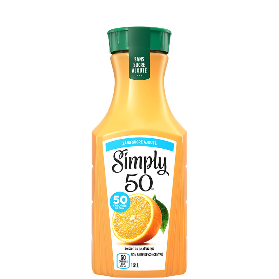 Une bouteille de boisson Simply 50