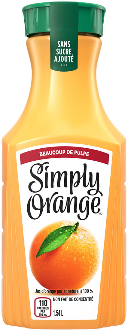 Simply Orange beacoup de Pulpe 1,54 L bouteille