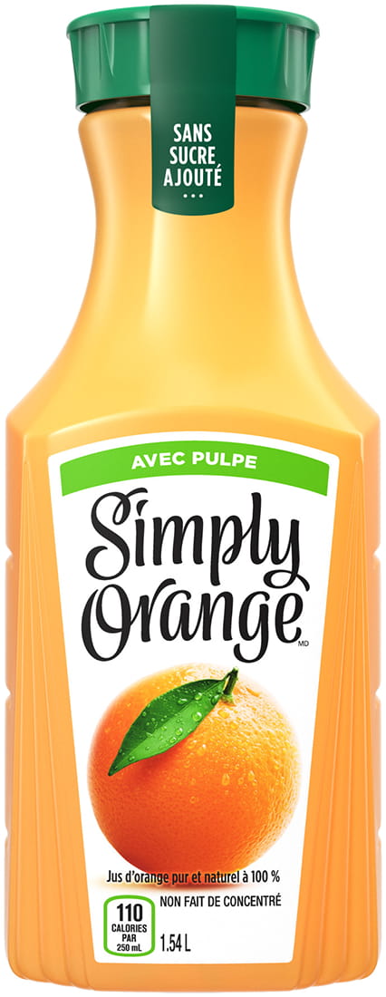 Simply Orange avec Pulpe 1,54 L bouteille