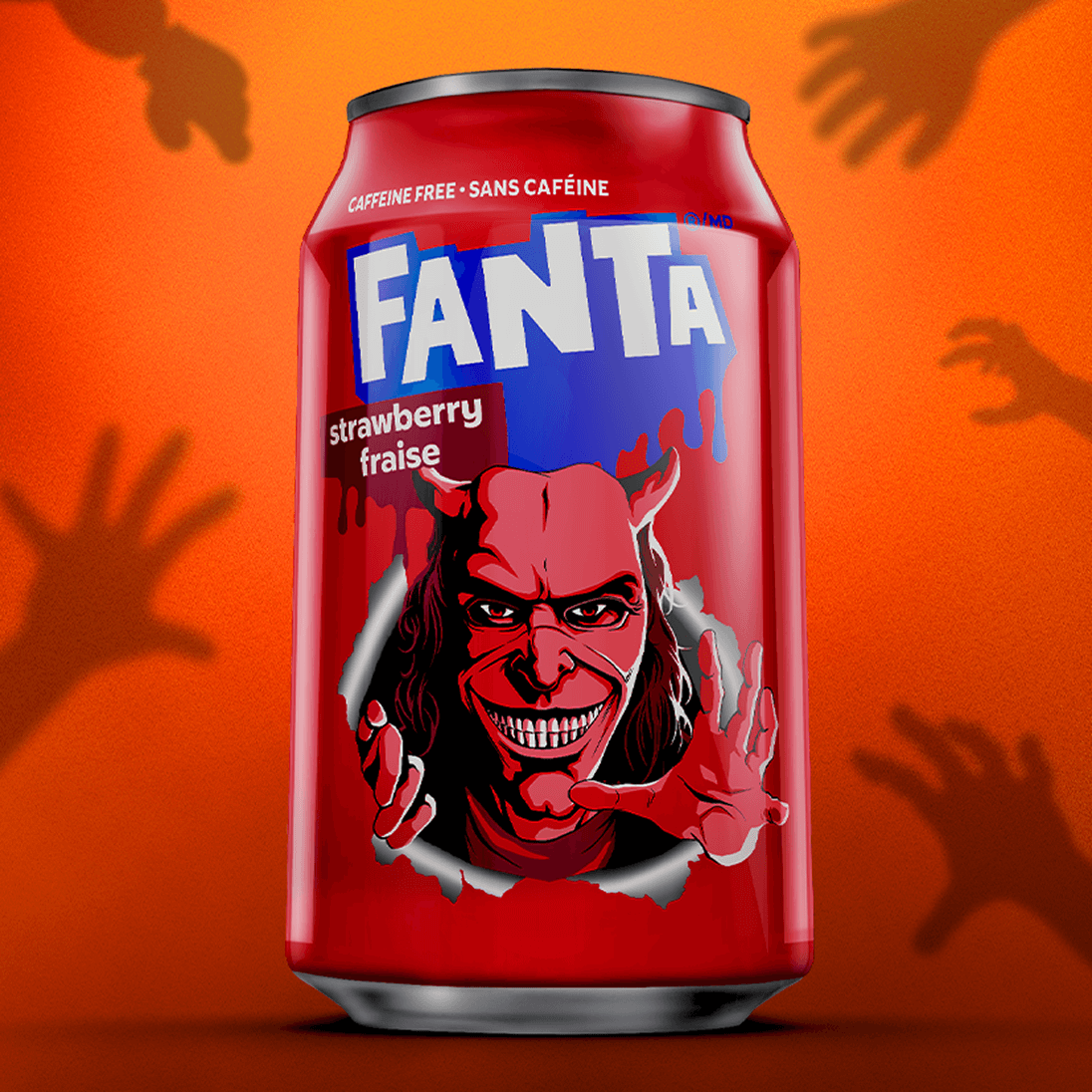 Fanta Strawberry can with The Grabber image featured 