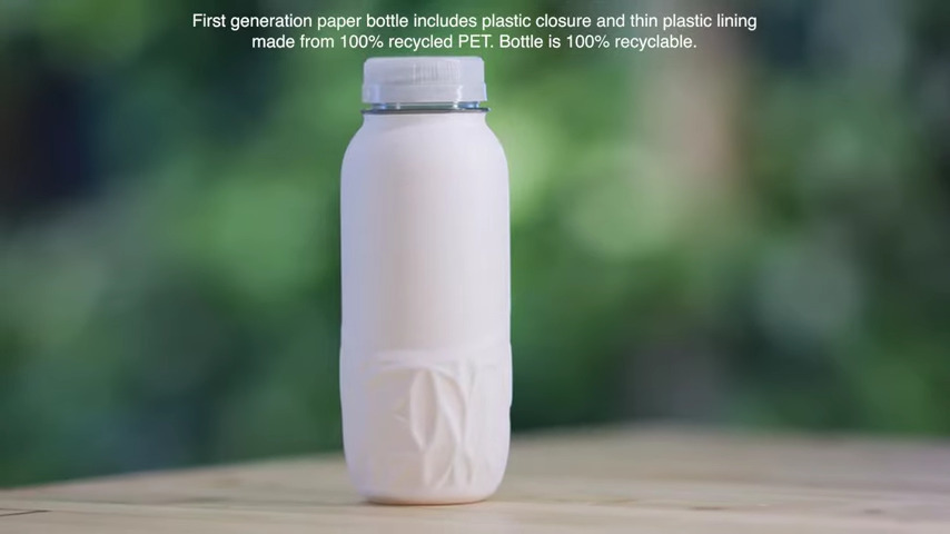 Bild der Paper Bottle von Coca-Cola