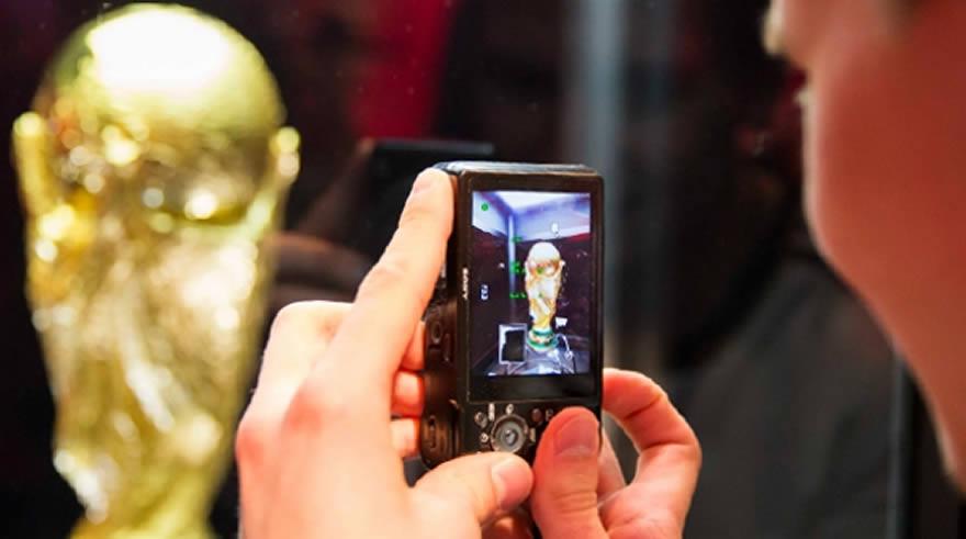 Stammplatz: Das Original des FIFA WM-Pokals steht im FIFA-Museum in Zürich