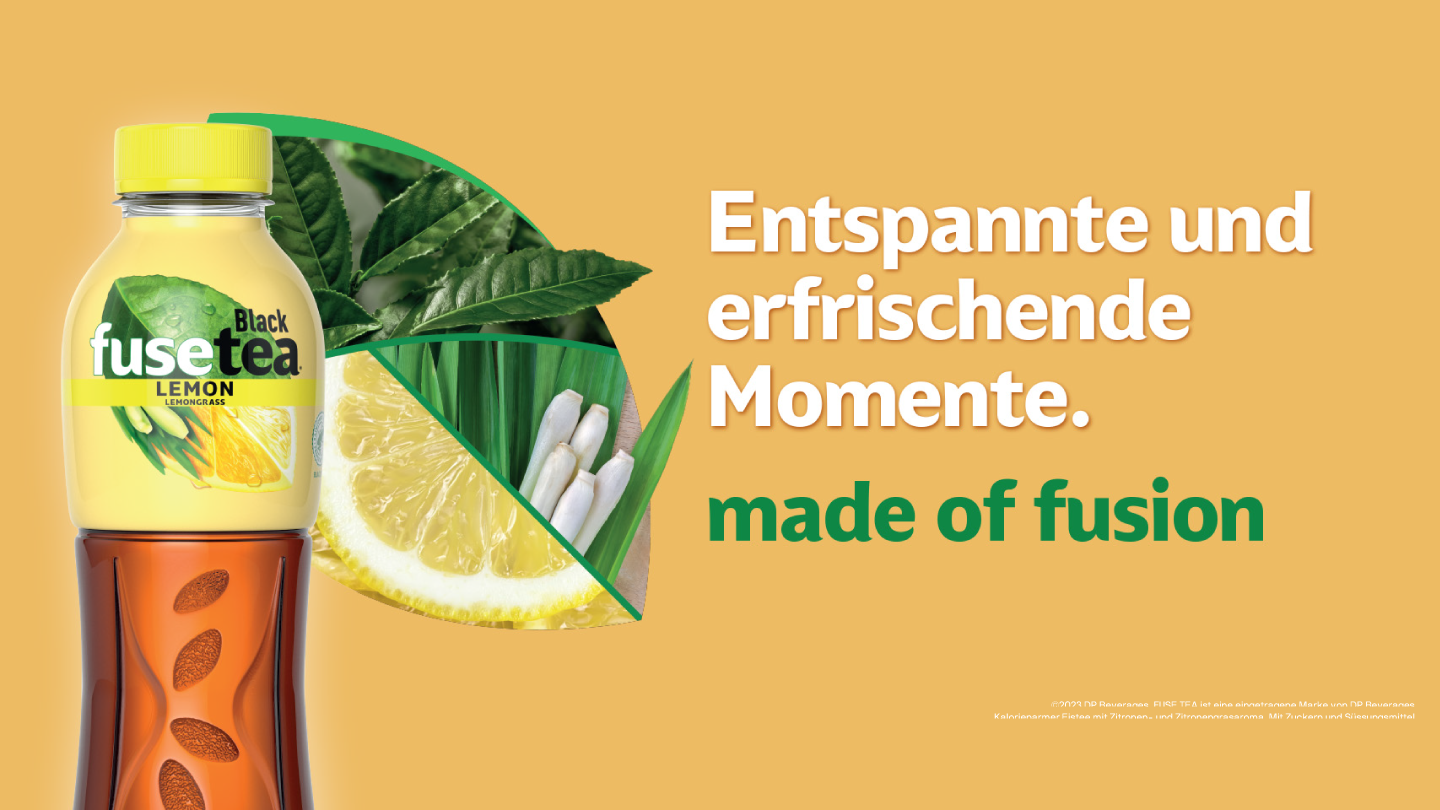 affiche publicitaire fusetea citron