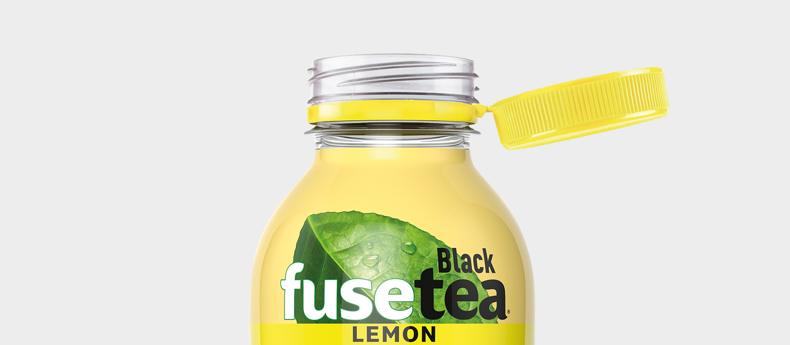 fusetea bottle with thethered cap