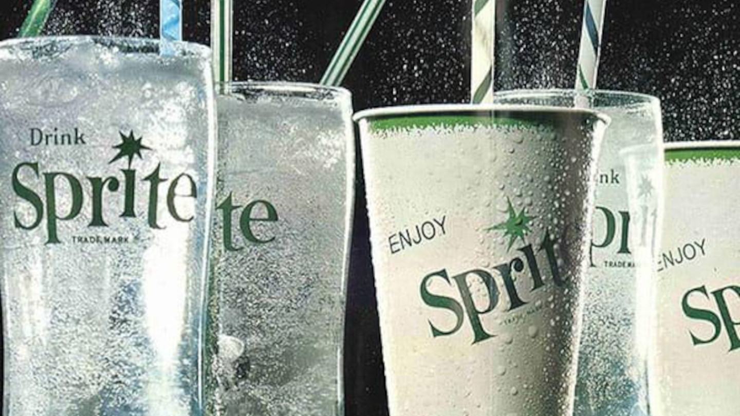 Identité visuelle des campagnes de vente de Sprite dans les années 1960