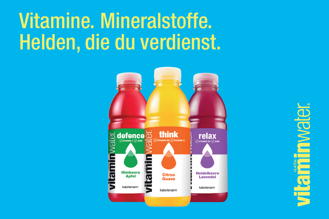 Vitamine. Mineralstoffe. Helden, die du verdienst.