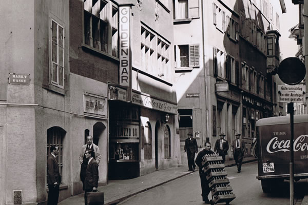 Coca‑Cola Lieferung 1947, Niederdorf Zürich