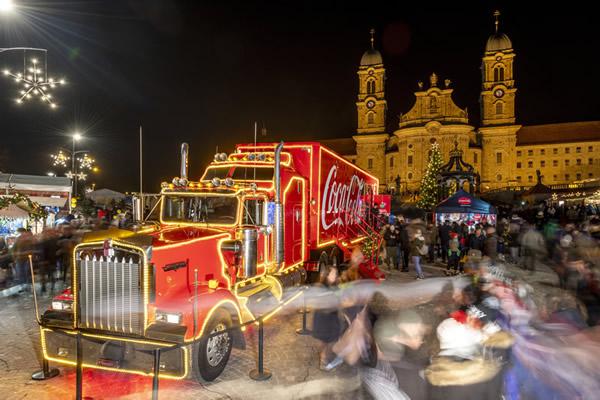 Tournée du camion de Noël Coca‑Cola, Einsiedeln